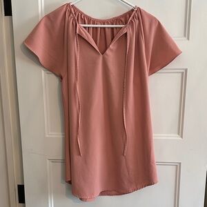 Elegant Pink Women's Top